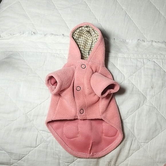 Puppy Angel luxury plush dog/cat coat with hood - Picture 13 of 13